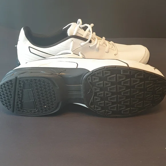 Puma Men White W/ Black Trim 11.5 - Picture 5 of 6